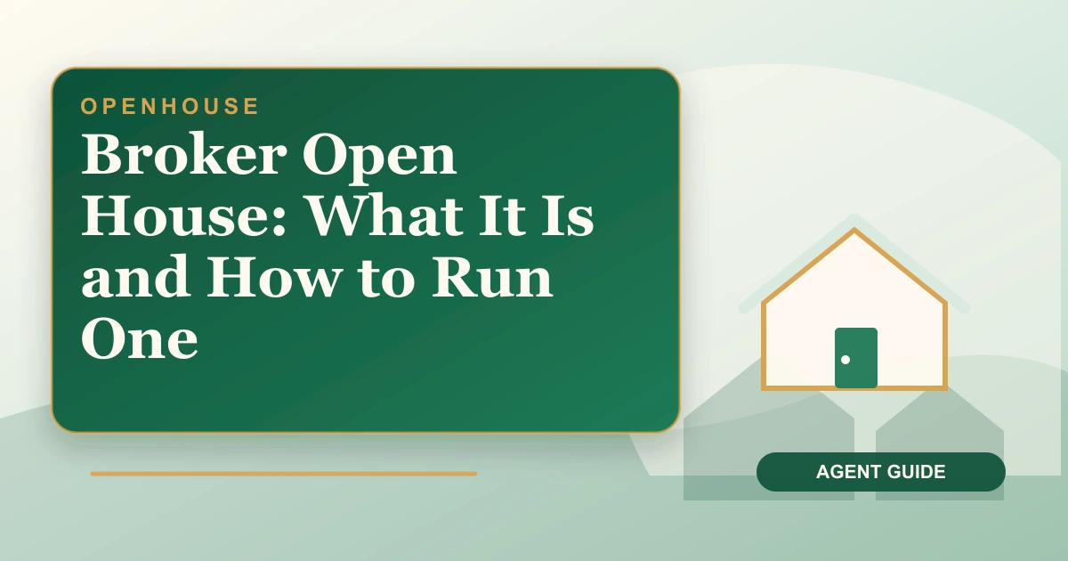 Broker Open House: What It Is and How to Run One