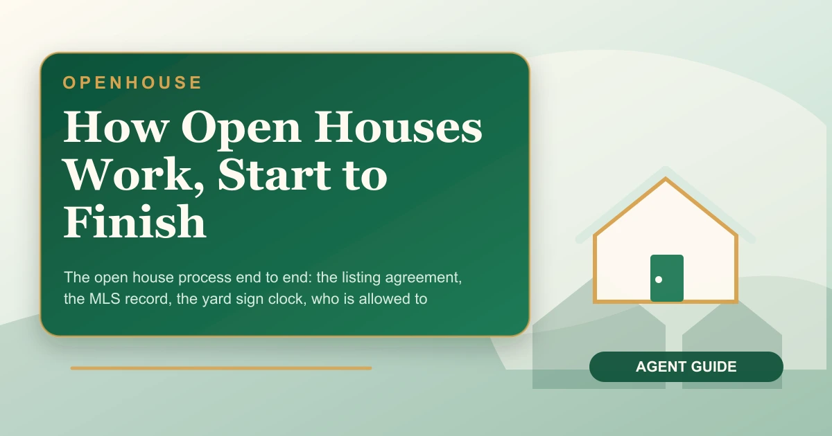 How Open Houses Work, Start to Finish